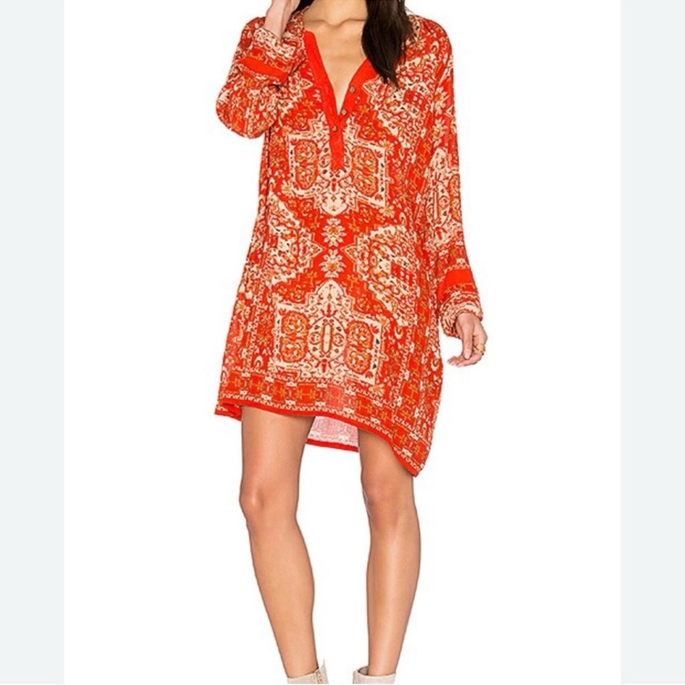 RAGA Autumn Sunset Dress in Orange